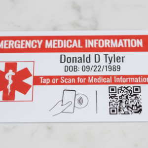 Tap4Med™ Medical ID Card